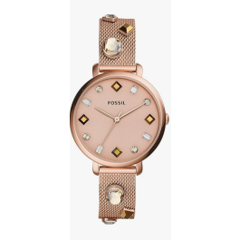 Correa de reloj Fossil ES4473 Acero inoxidable Rosado 14mm
